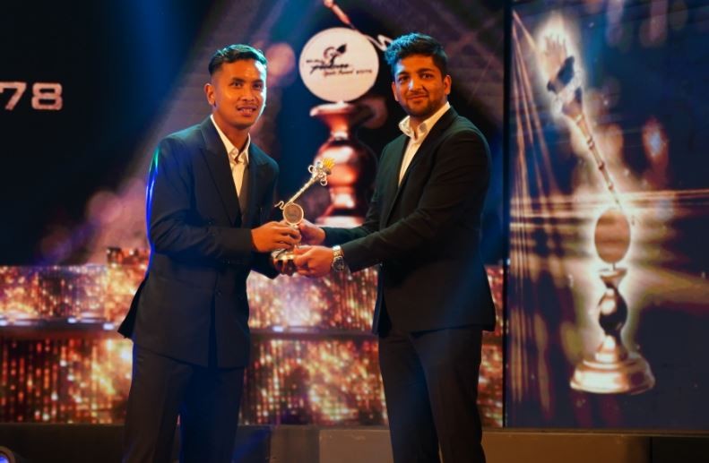 अन्जन विष्टलाई पुरुष वर्ष खेलाडी अवार्ड